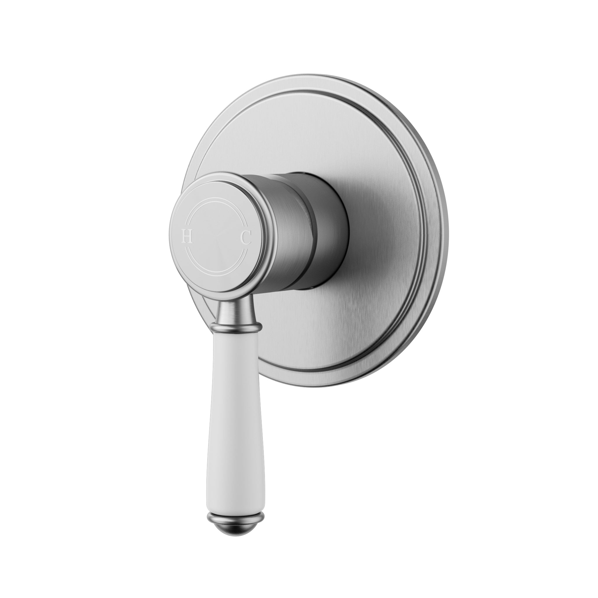 Clasico Wall Mixer Trim Kit / Ceramic Handle - Neche Interiors