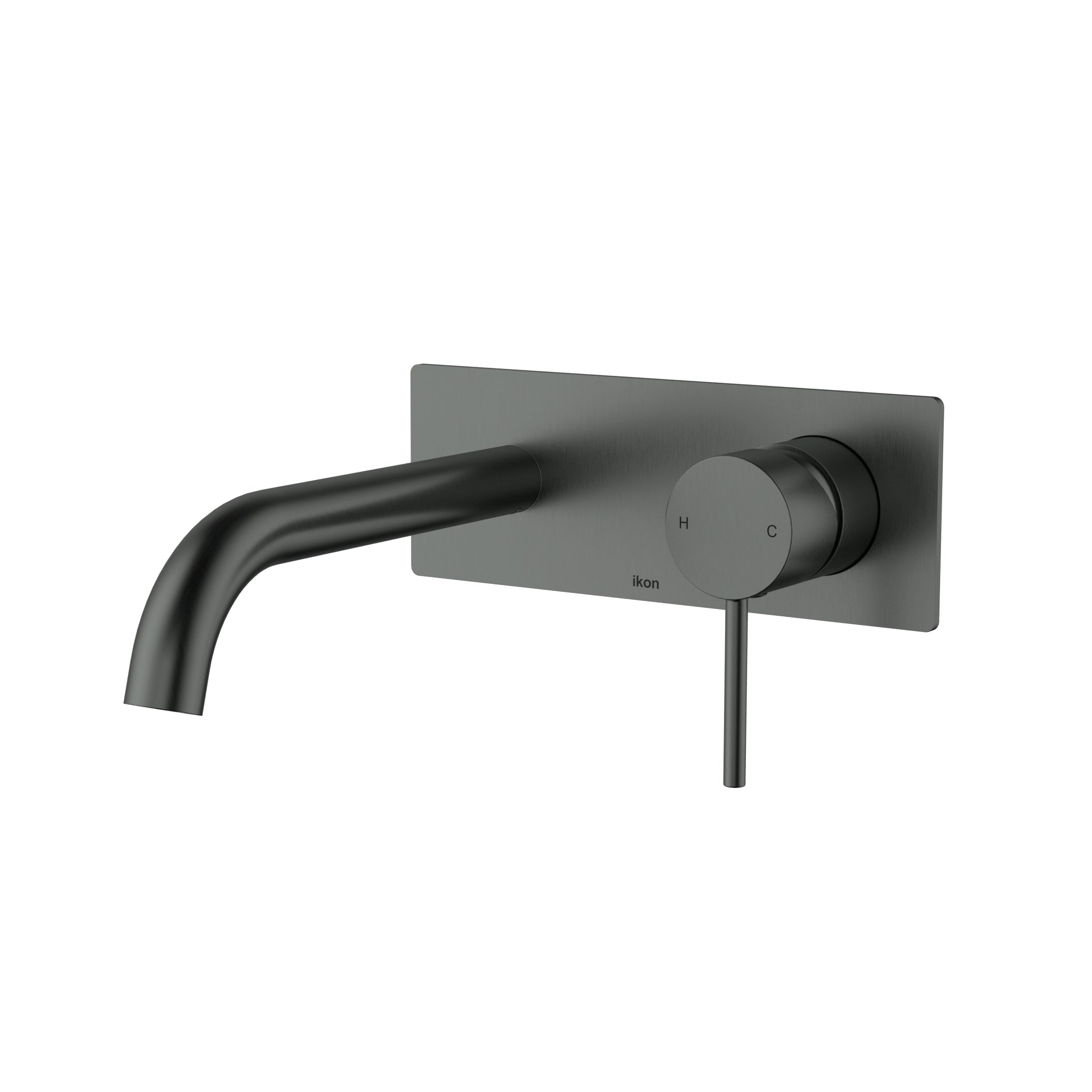 Hali Wall Basin Mixer Curved Spout