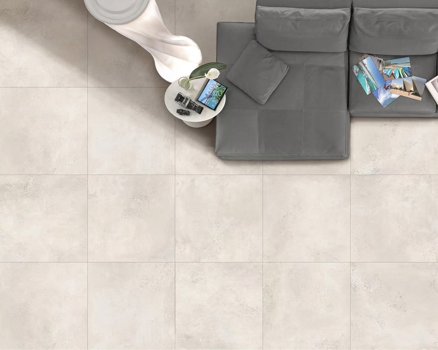 Kiewarra White 450x450 porcelain tile