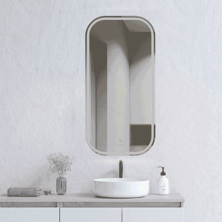 Newport LED Frameless Mirror - Neche Interiors