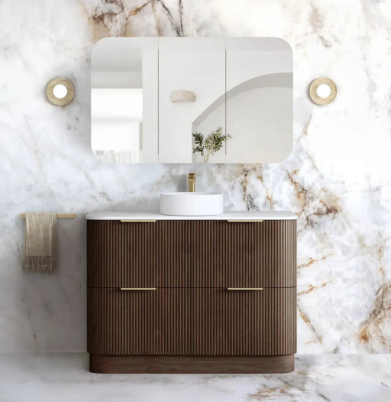 Otti Havana Floorstanding Vanity - Sable Walnut - 1200mm