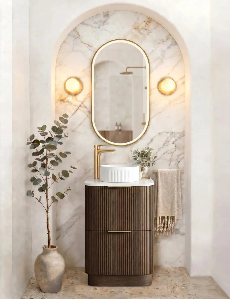 Otti Havana Floorstanding Vanity - Sable Walnut - 600mm