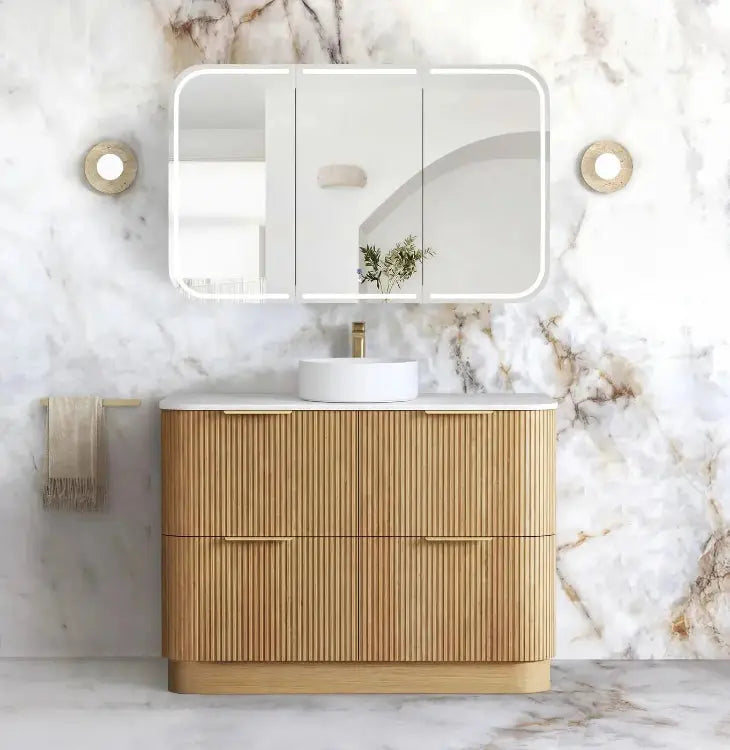 Otti Havana Floorstanding Vanity - Woodland Oak - 1200mm
