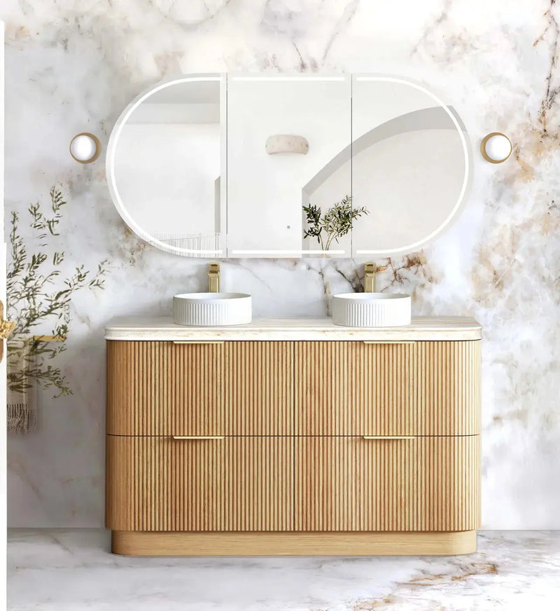 Otti Havana Floorstanding Vanity - Woodland Oak - 1500mm