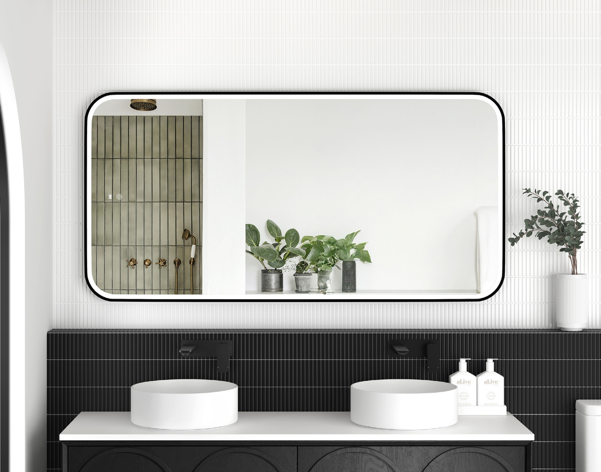 Otti Newport LED Metal Frame Mirror