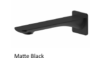 Otti Oskar Bath Spout Matte Black