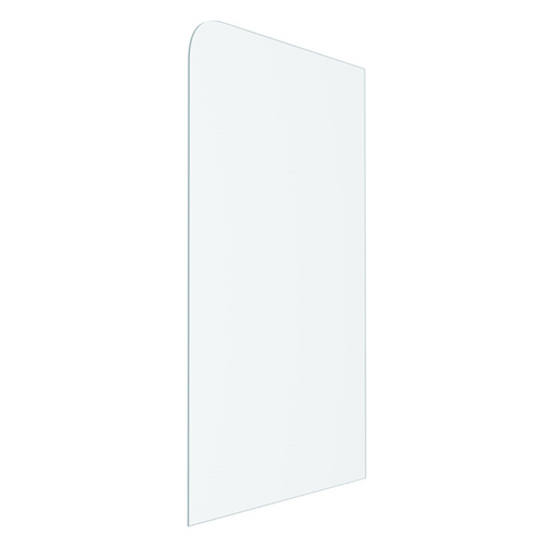 Frameless Shower Screen With 200mm Radius Curve