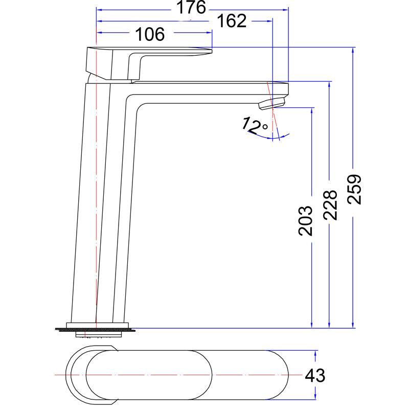Cora Tall Basin Mixer