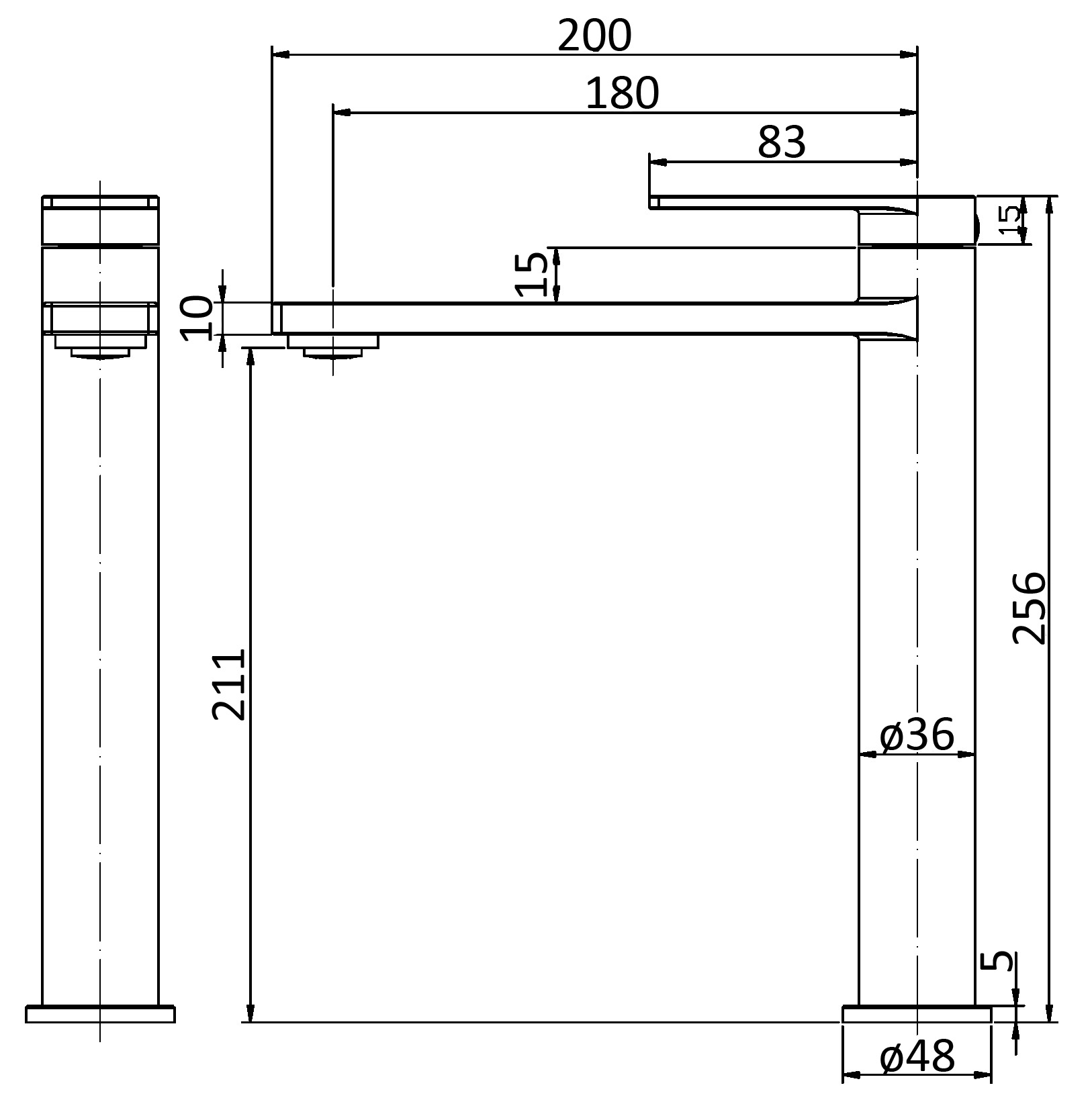 Ruki Tall Basin Mixer