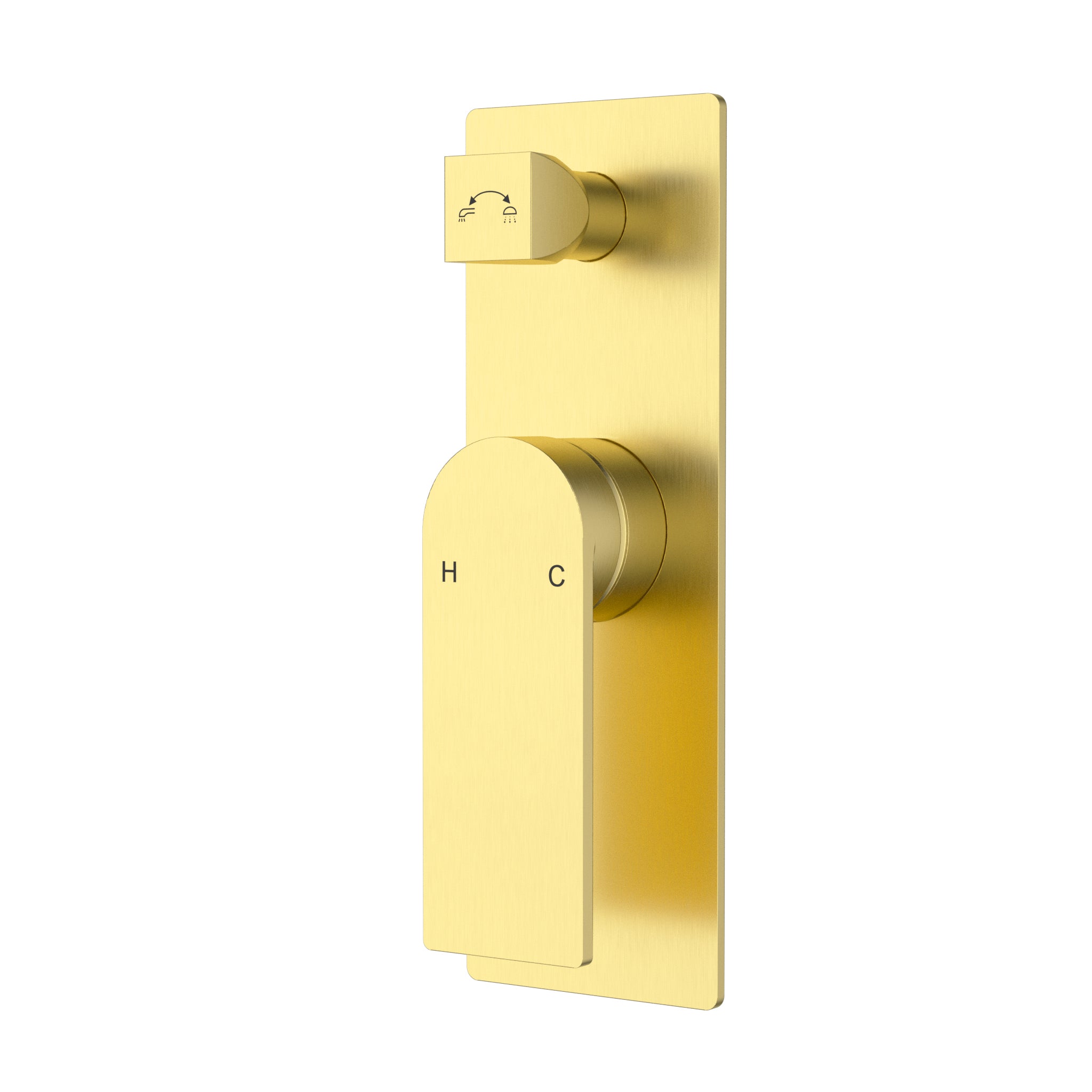Ruki Wall Mixer With Diverter