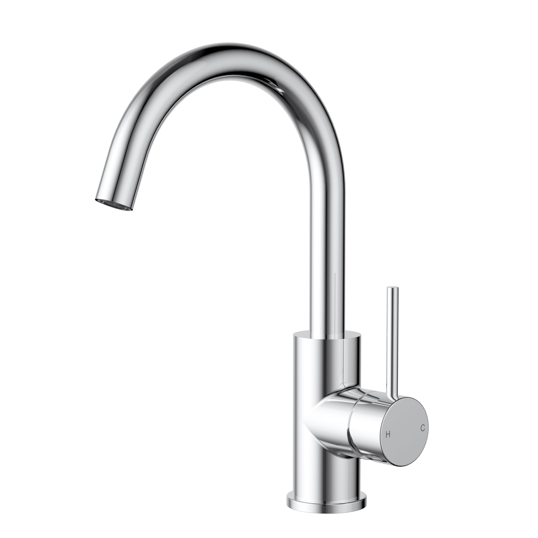 Otus Slimline Basin Mixer Gooseneck