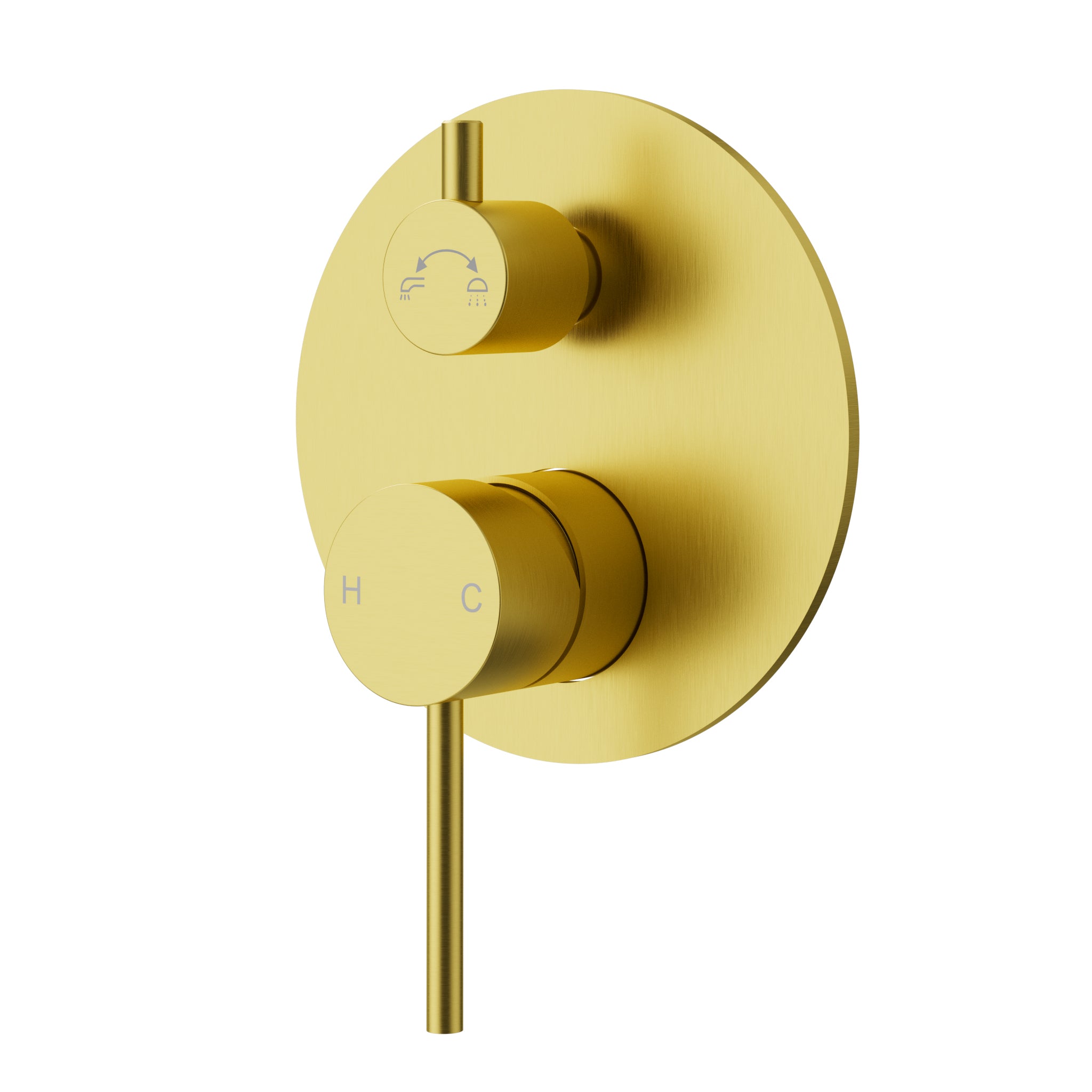 Otus Slimline Wall Mixer Diverter Body - Neche Interiors