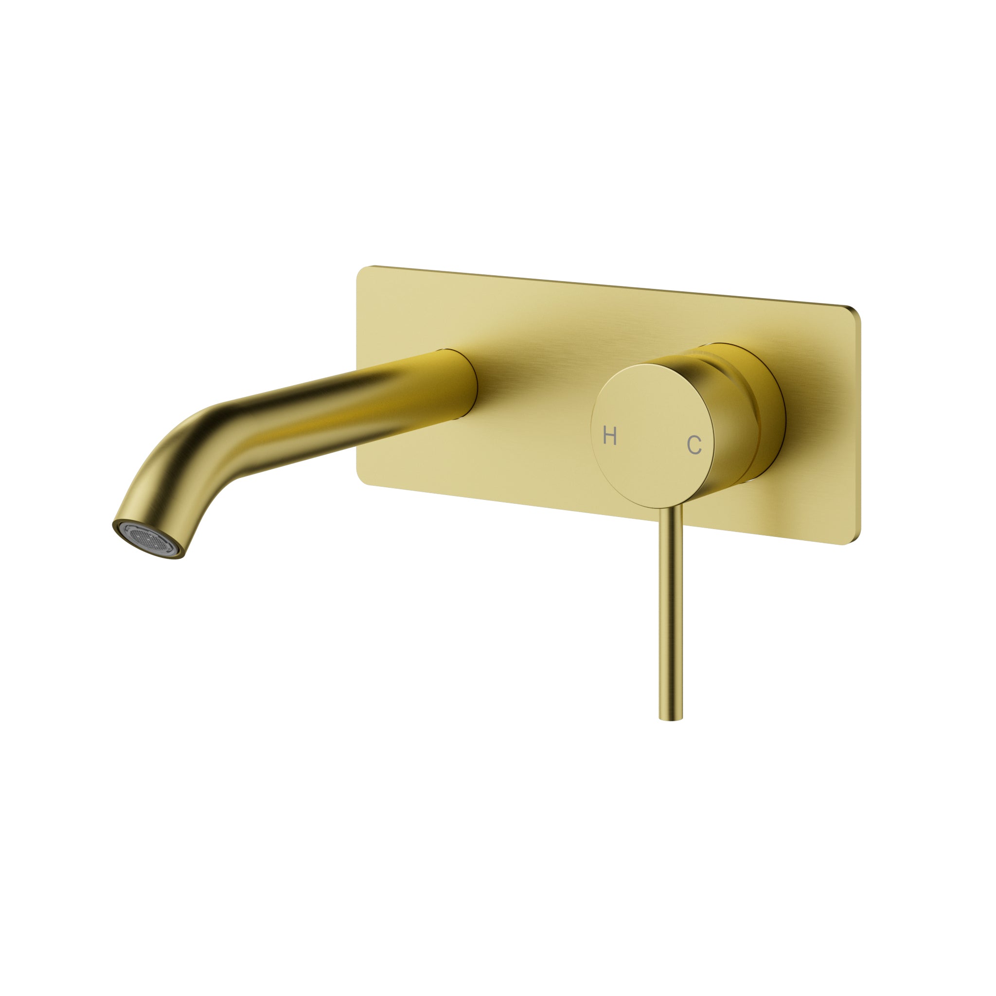 Otus Slimline Wall Basin Mixer - Neche Interiors