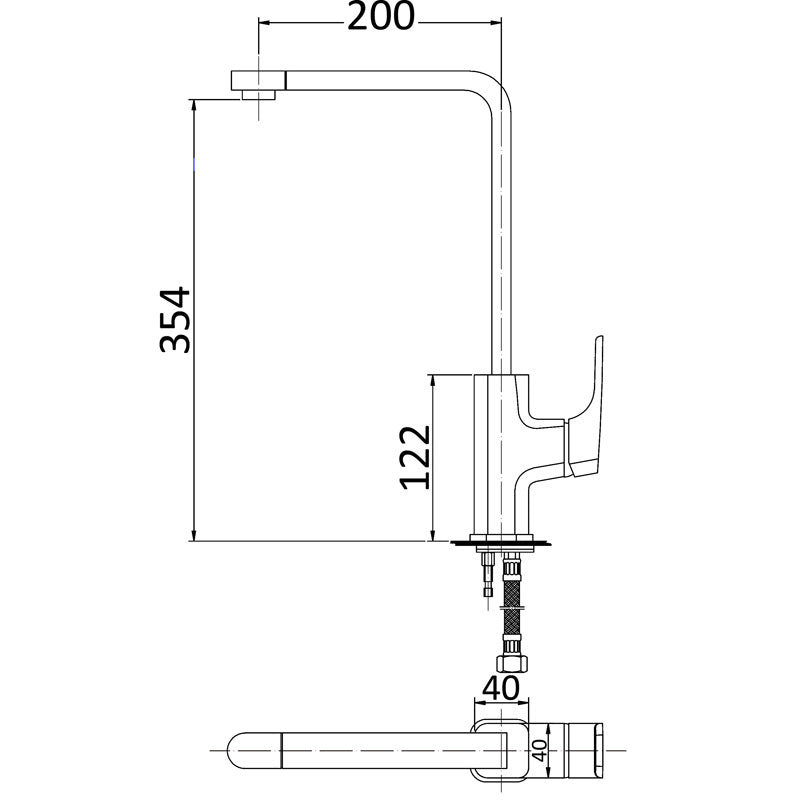 Eden Sink Mixer - Neche Interiors