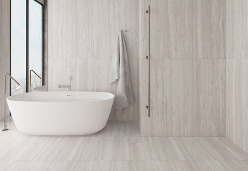 Euromarmo Travertine Chiaro Porcelain Tiles