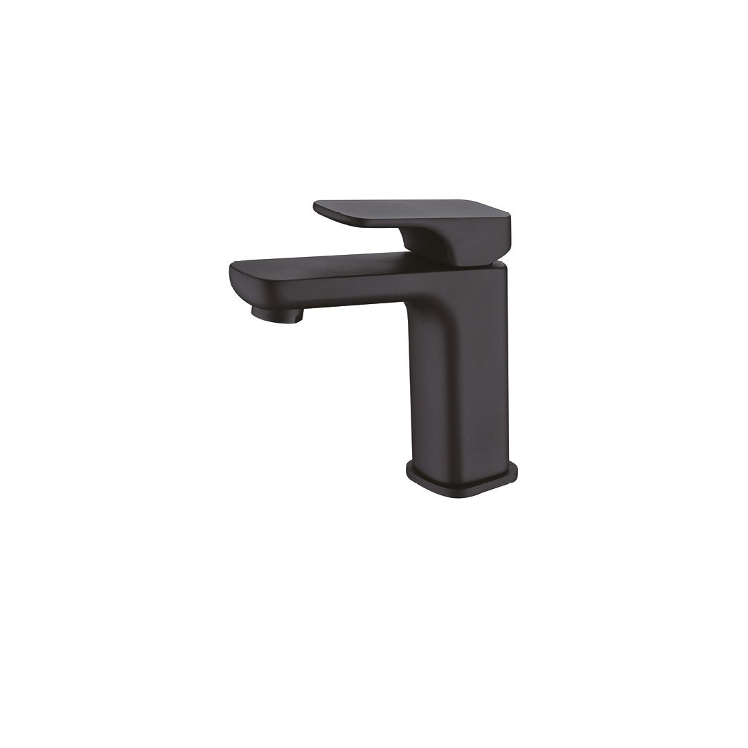 Cubed Matte Black Basin Mixer - Neche Interiors
