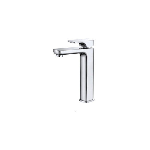 Cubed Tall Chrome Basin Mixer