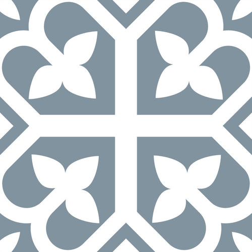 Picasso Bloom Baby Blue - 200x200 - Quality Tiles