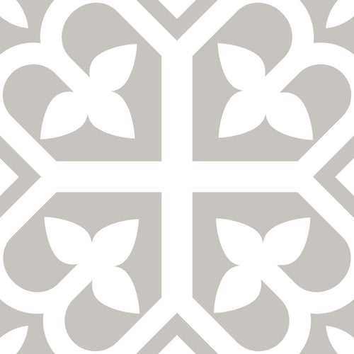Picasso Bloom Grey - 200x200 - Quality Tiles