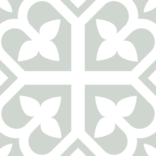 Picasso Bloom Pale Green - 200x200 - Quality Tiles