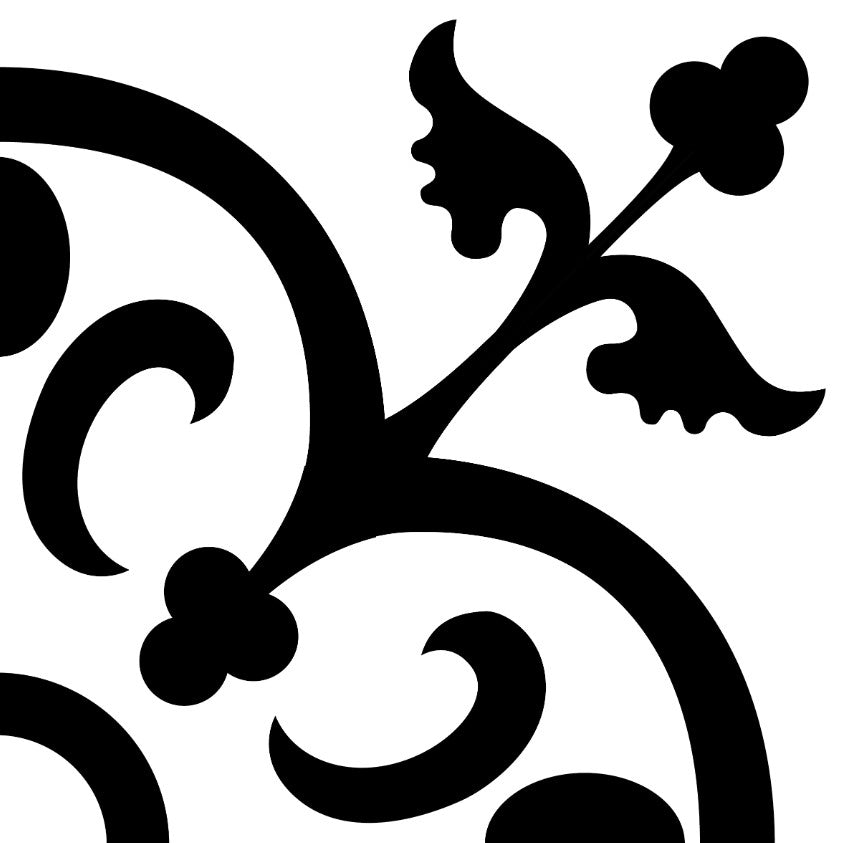Picasso Crest White - 200x200 - Quality Tiles - Neche Interiors
