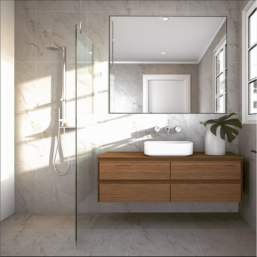 Purity Frameless Shower Screen - Fixed Panel